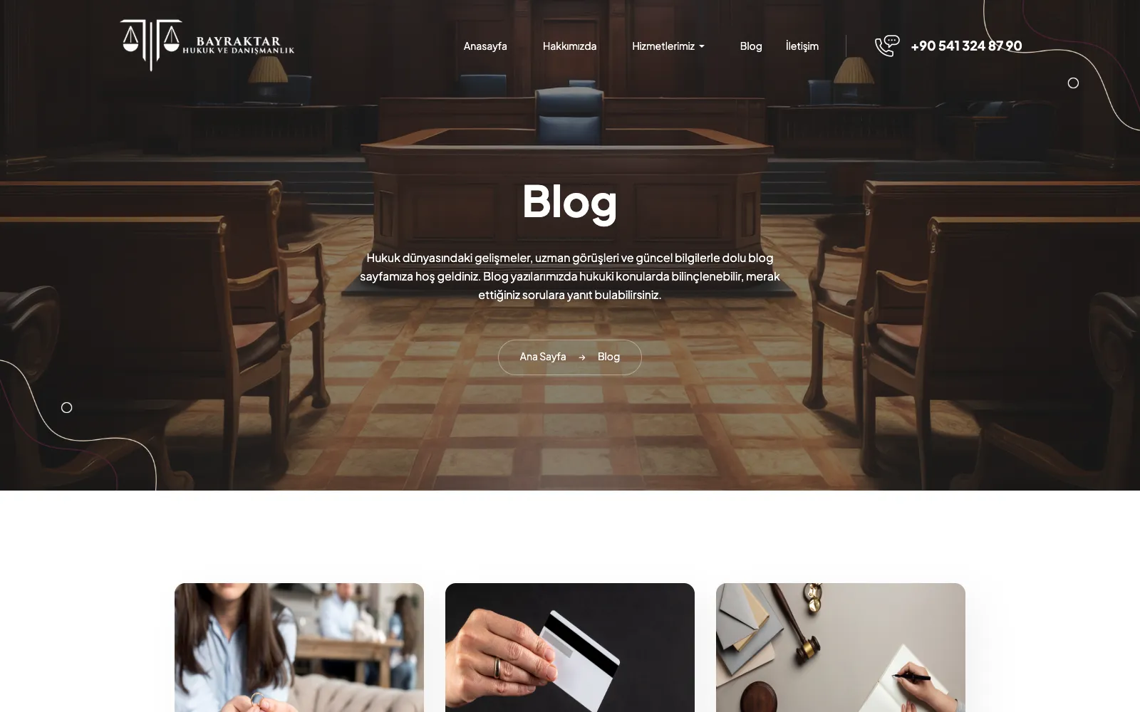 Bayraktar Hukuk blog sayfası